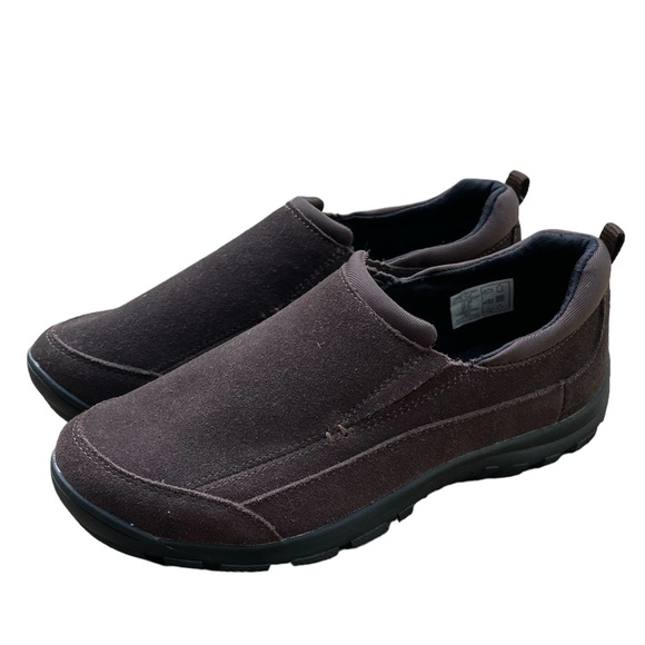 LANDS END YOUTH ADOLESCENT SIZE 5W BROWN LOAFER SLIP ON. - Picture 1 of 5